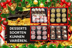 Kerst Buffet standaard & desserts | Halal | 1 persoon toevoegen