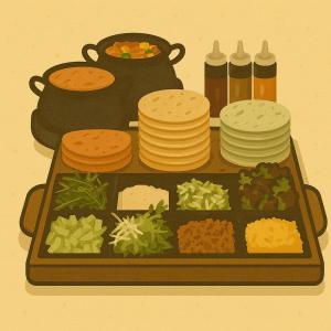 Mini wraps tafel